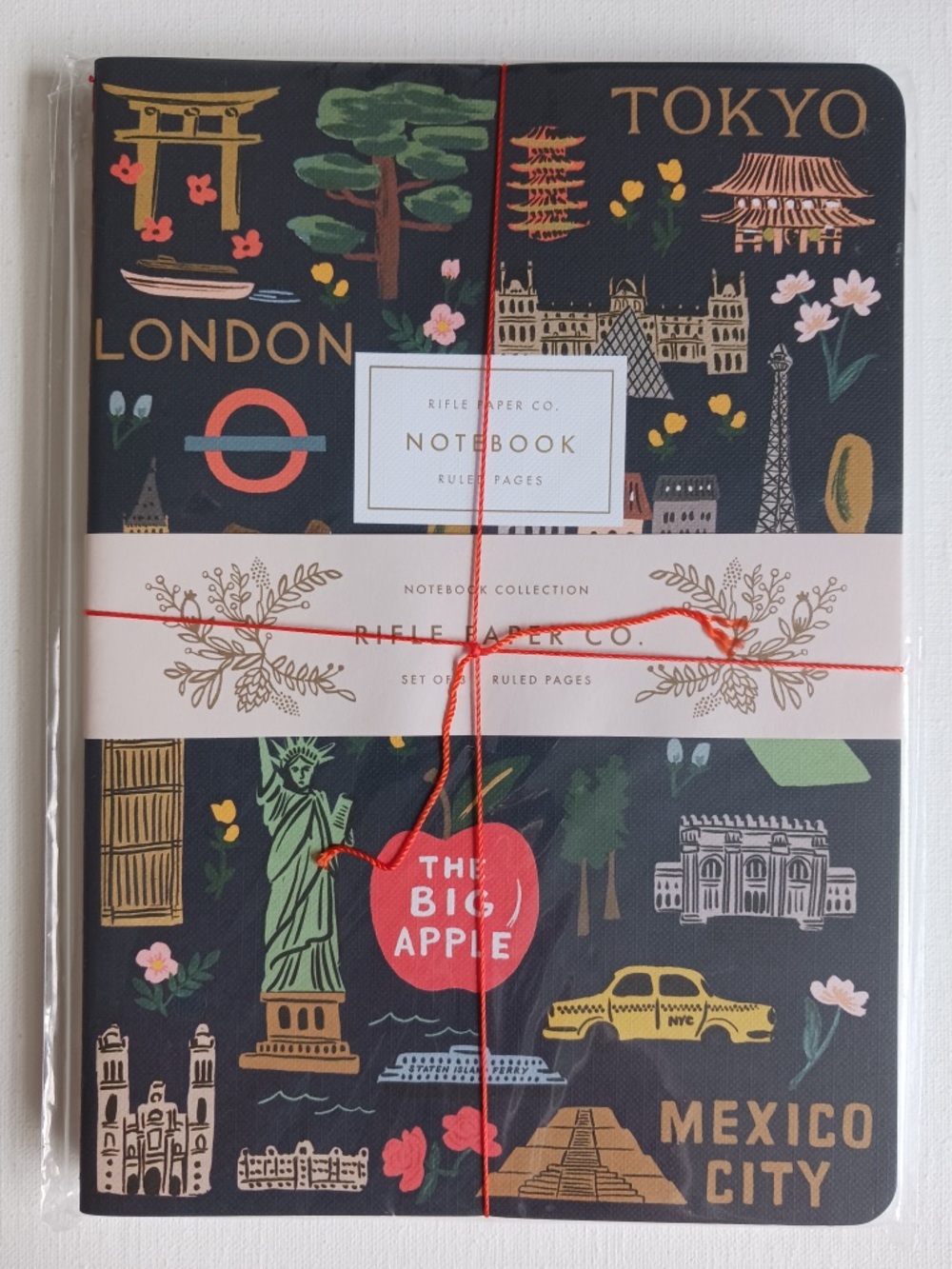 Rifle bon voyage stitched notebook set